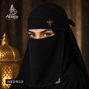 প্রিমিয়াম ব্ল্যাক নিকাব – NBDN10