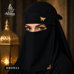 প্রিমিয়াম ব্ল্যাক নিকাব – NBDN11