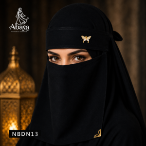প্রিমিয়াম ব্ল্যাক নিকাব – NBDN13
