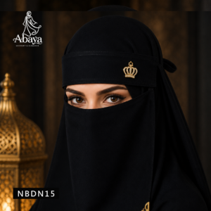 প্রিমিয়াম ব্ল্যাক নিকাব – NBDN15