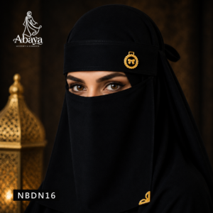 প্রিমিয়াম ব্ল্যাক নিকাব – NBDN16