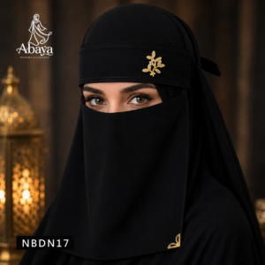 প্রিমিয়াম ব্ল্যাক নিকাব – NBDN17