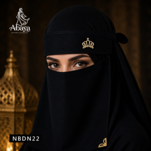 প্রিমিয়াম ব্ল্যাক নিকাব – NBDN22