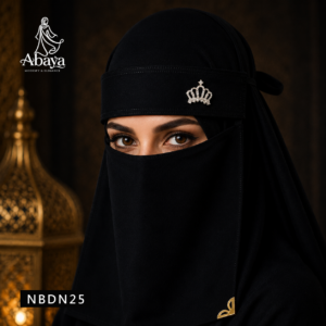 প্রিমিয়াম ব্ল্যাক নিকাব – NBDN25