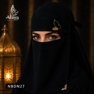 প্রিমিয়াম ব্ল্যাক নিকাব – NBDN27