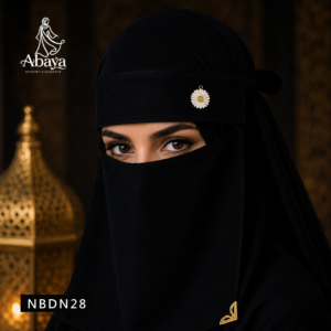 প্রিমিয়াম ব্ল্যাক নিকাব – NBDN28