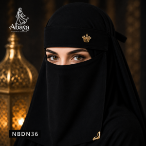 প্রিমিয়াম ব্ল্যাক নিকাব – NBDN36